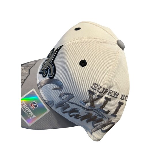 NFL New Orleans Saints Super Bowl XLIV Champions Hat Reebok Trophy Collection - Picture 2 of 6